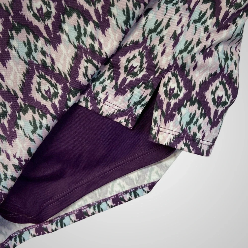 Tranquility by Colorado Clothing Womens XXL Purple Ikat Diamond Active Skort NWT